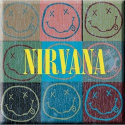 Nirvana - Unisex Smiley Blocks Fridge Magnet