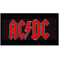 AC/DC - Unisex Red Logo Standard Patch