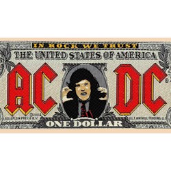 AC/DC - Unisex Bank Note Standard Patch