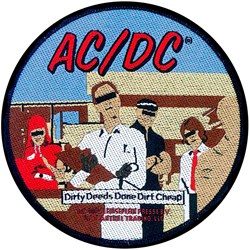 AC/DC - Unisex Dirty Deeds Standard Patch