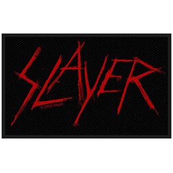 Slayer - Unisex Scratched Logo Standard Patch