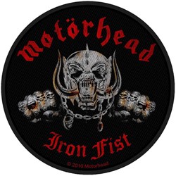 Motorhead - Unisex Iron Fist/Skull Standard Patch