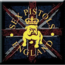 The Sex Pistols - Unisex Bull Dog & Flag Fridge Magnet