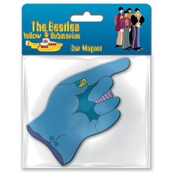 The Beatles - Unisex Yellow Submarine Flying Glove Rubber Magnet