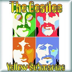 The Beatles - Unisex Yellow Submarine Sea Of Science Fridge Magnet
