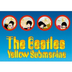 The Beatles - Unisex Yellow Submarine Portholes Postcard
