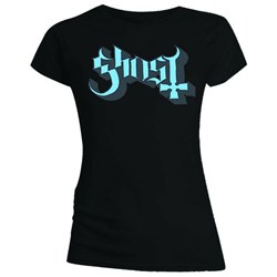 Ghost - Womens Blue/Grey Keyline Logo T-Shirt