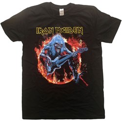 Iron Maiden - Unisex Fear Live Flames T-Shirt