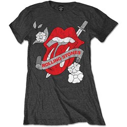 The Rolling Stones - Womens Vintage Tattoo T-Shirt