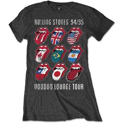 The Rolling Stones - Womens Voodoo Lounge Tongues T-Shirt