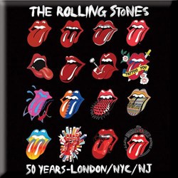 The Rolling Stones - Unisex Tongue Evolution Fridge Magnet