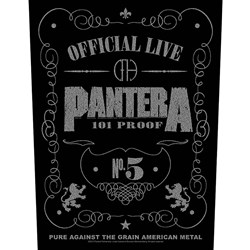 Pantera - Unisex 101 Proof Back Patch