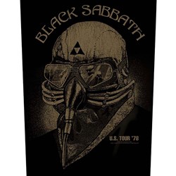 Black Sabbath - Unisex Us Tour 1978 Back Patch