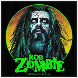 Rob Zombie - Unisex Zombie Face Standard Patch
