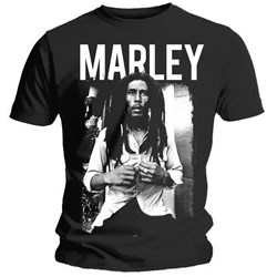 Bob Marley - Unisex Black & White T-Shirt