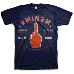 Eminem - Unisex Detroit Finger T-Shirt