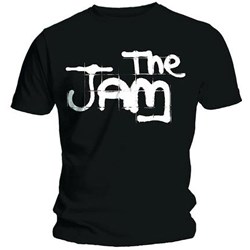 The Jam - Unisex Spray Logo Black T-Shirt