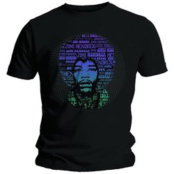 Jimi Hendrix - Unisex Afro Speech T-Shirt