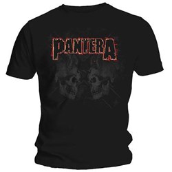 Pantera - Unisex Watermarked Skulls T-Shirt