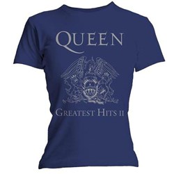 Queen - Womens Greatest Hits Ii T-Shirt