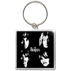 The Beatles - Unisex Illustrated Faces Keychain