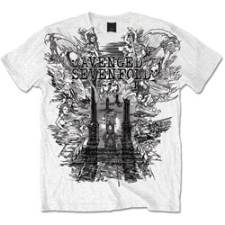 Avenged Sevenfold - Unisex Land Of Cain T-Shirt