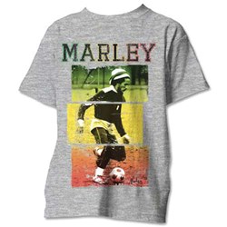 Bob Marley - Unisex Football Text T-Shirt