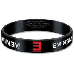 Eminem - Unisex Logo Gummy Wristband