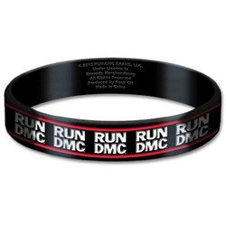 Run DMC - Unisex Logo Gummy Wristband