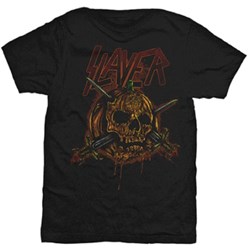Slayer - Unisex Skull Pumpkin T-Shirt