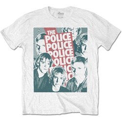 The Police - Unisex Half-Tone Faces T-Shirt