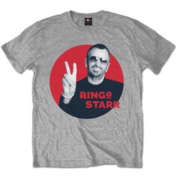 Ringo Starr - Unisex Peace Red Circle T-Shirt