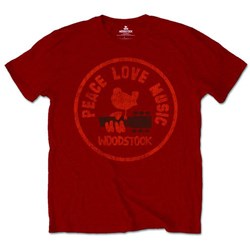 Woodstock - Unisex Love Peace Music T-Shirt