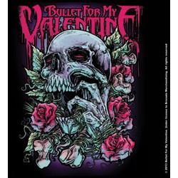 Bullet For My Valentine - Unisex Skull Red Eyes Single Cork Coaster