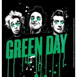 Green Day - Unisex Drips Single Cork Coaster