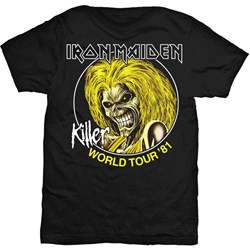 Iron Maiden - Unisex Killer World Tour 81 T-Shirt