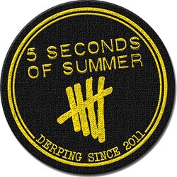 5 Seconds of Summer - Unisex Derping Stamp Standard Patch