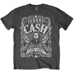 Johnny Cash - Unisex Don'T Take Your Guns To Town T-Shirt
