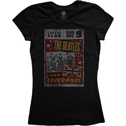 The Beatles - Womens Live In Liverpool T-Shirt