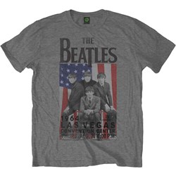 The Beatles - Unisex Flag/Vegas T-Shirt