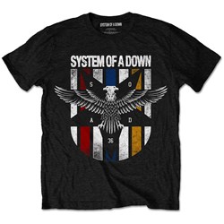 System Of A Down - Unisex Eagle Colours T-Shirt