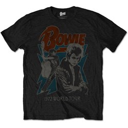 David Bowie - Unisex 1972 World Tour T-Shirt