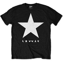 David Bowie - Unisex Blackstar (White Star On Black) T-Shirt