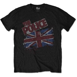 The Police - Unisex Vintage Flag T-Shirt
