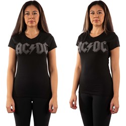 AC/DC - Womens Logo Embellished T-Shirt