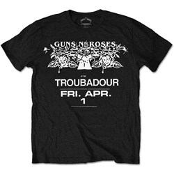 Guns N' Roses - Unisex Troubadour Flyer T-Shirt