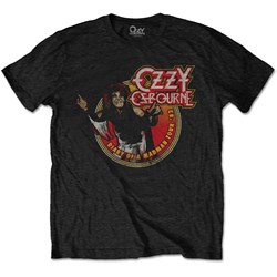 Ozzy Osbourne - Unisex Diary Of A Mad Man Tour 1982 T-Shirt