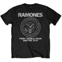 Ramones - Unisex First World Tour 1978 T-Shirt