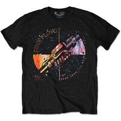 Pink Floyd - Unisex Machine Greeting Orange T-Shirt