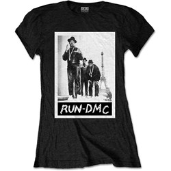 Run DMC - Womens Paris Photo T-Shirt